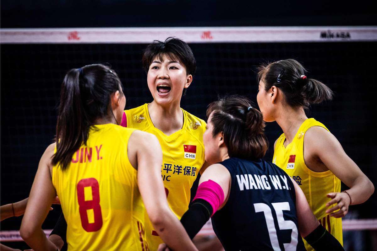 世界女排联赛中国香港站:中国队3-0横扫保加利亚队